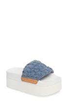 Women's Robert Clergerie Wallis Platform Slide Sandal .5us / 37eu - Blue