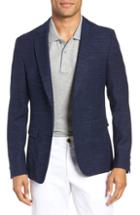 Men's Boss Nobis Trim Fit Wool Blend Blazer R - Blue