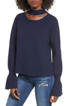 Women's J.o.a. Choker Sweater - Blue