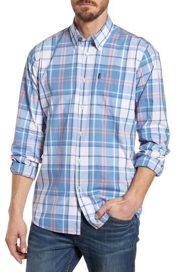 Men's Barbour Jeff Trim Fit Plaid Sport Shirt