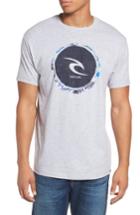 Men's Rip Curl Palomar Heather T-shirt - Grey