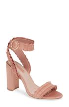 Women's Topshop Ruby Ruffle Sandal .5us / 36eu M - Pink
