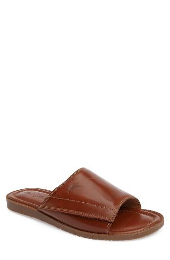 Men's Tommy Bahama Anchors Wharf Slide Sandal M - Brown