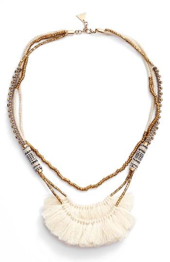 Women's Serefina Tassel Statement Necklace