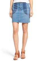 Women's Chelsea28 Patchwork Denim Miniskirt