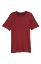 Men's Nike Hyper Dry Training Tee, Size - Pink