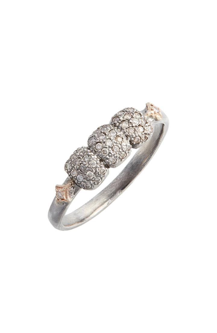 Women's Armenta Old World Multi-cushion Pave Diamond Ring