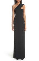 Women's Alexander Wang Sheer Inset One Shoulder Crepe Gown