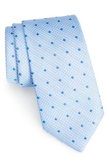 Men's Southern Tide Drayton Dot Silk Tie, Size - Blue