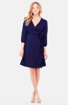 Women's Ingrid & Isabel Nursing Friendly Maternity Wrap Dress - Blue