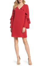 Women's Kobi Halperin Sherryl Ruffle Sleeve Shift Dress - Red
