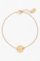 Women's Nashelle Initial Mini Disc Bracelet