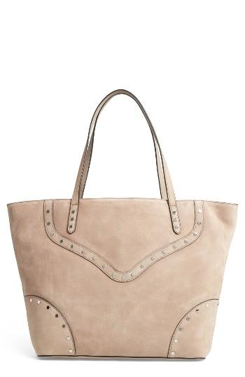 Rebecca Minkoff Rose Nubuck Tote - Beige