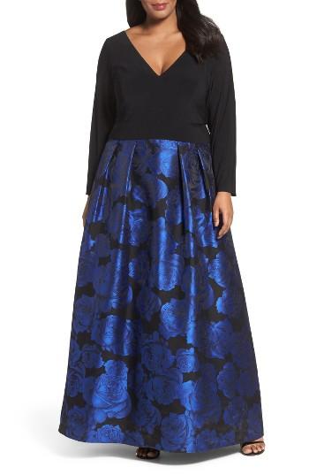 Women's Xscape Evenings Brocade Gown