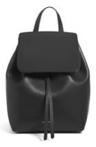 Mansur Gavriel Mini Leather Backpack - Black