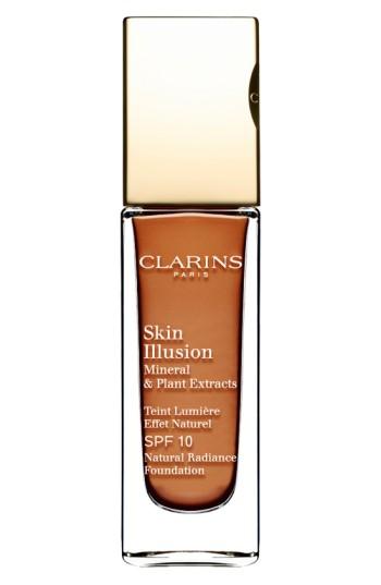 Clarins Skin Illusion Natural Radiance Foundation Spf 10 Oz - 117 - Hazelnut