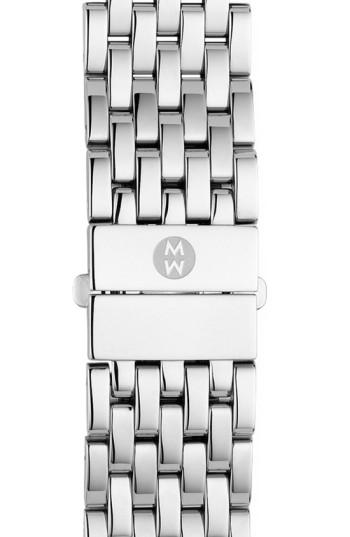 Women's Michele 'caber' 18mm Stainless Steel Watch Bracelet