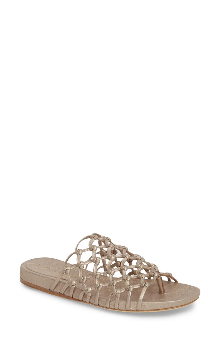 Women's Etienne Aigner Aruba Slide Sandal .5 M - Grey