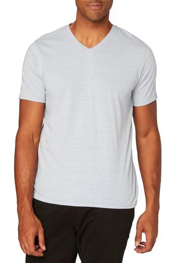 Men's Threads For Thought Heather V-neck, Size - Grey