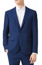 Men's Topman Skinny Fit Textured Stretch Suit Jacket