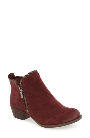 Women's Lucky Brand 'bartalino' Bootie M - Burgundy