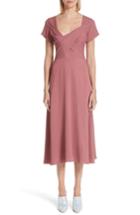 Women's Sies Marjan Asymmetrical Fold Bodice Dress - Pink