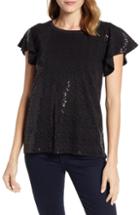 Women's Michael Michael Kors Pearly Deco Peasant Top - Black