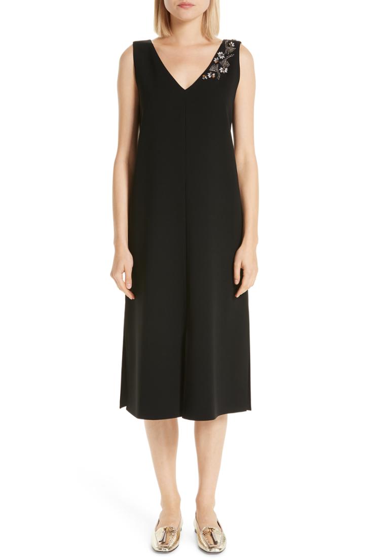 Women's Lafayette 148 New York Dante Embellished Dress - Black