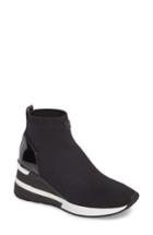 Women's Michael Michael Kors Skyler Knit Bootie .5 M - Black
