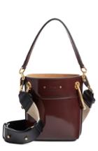 Chloe Small Roy Leather Bucket Bag - Brown
