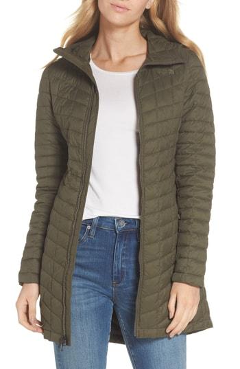 Women's The North Face Thermoball(tm) Primaloft Hooded Parka - Green