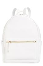 Mali + Lili Madison Faux Leather Backpack - White