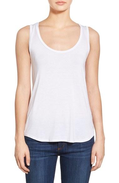 Women's Paige 'jessa' Stretch Jersey Tank - White
