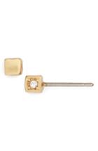 Women's Madewell Pave Cube Stud Earrings