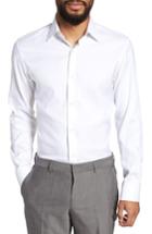 Men's Bonobos Slim Fit Stretch Solid Dress Shirt .5 32 - White