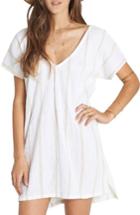 Women's Billabong Palm Side Woven Gauze Cover-up Dress - White