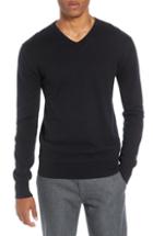 Men's Life/after/denim Tournament Slim Fit V-neck Sweater, Size - Black