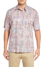 Men's Tori Richard Sweet Life Regular Fit Print Sport Shirt - Orange