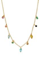 Women's Argento Vivo Rainbow Drop Necklace