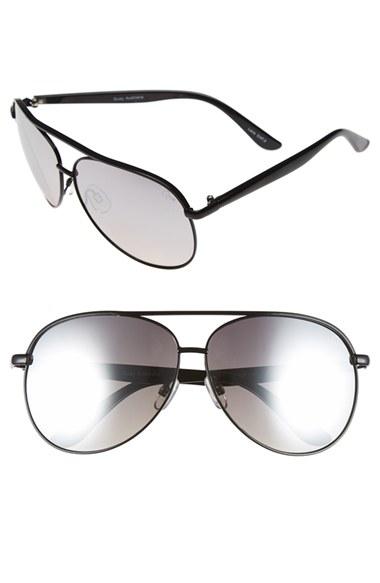 Junior Women's Quay Australia 'macaw' 65mm Aviator Sunglasses -