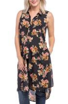 Women's Lilac Clothing Print Maternity Tunic