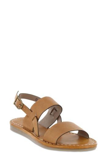 Women's Mia Elina Flat Sandal M - Brown