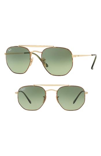 Women's Ray-ban 54mm Gradient Sunglasses - Light Green Gradient