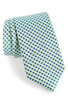 Men's Nordstrom Men's Shop Nathan Neat Silk Tie, Size - Green