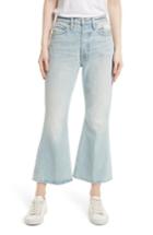 Women's Frame Re-release Le Crop Flare High Waist Jeans - Blue