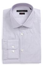 Men's John Varvatos Star Usa Slim Fit Stripe Dot Dress Shirt .5 R - Purple