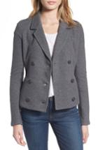 Women's James Perse Double Breasted Blazer - Grey