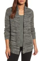 Petite Women's Nic+zoe Thick & Thin Cardigan, Size P - Beige