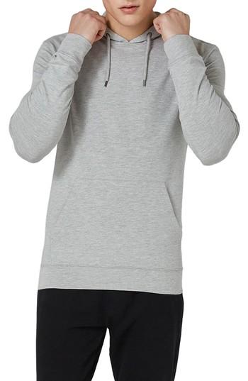 Men's Topman Ultra Muscle Fit Hoodie - Grey