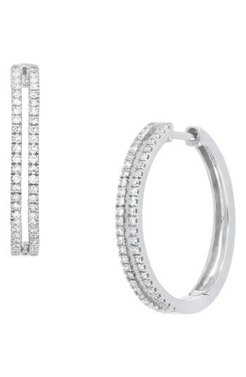 Women's Carriere Double Row Diamond Hoop Earrings (nordstrom Exclusive)
